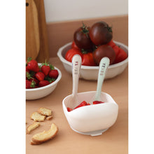 Load image into Gallery viewer, Beaba 2nd Stage Silicone Spoons & Case 2 Pack - Clay/Misty Green