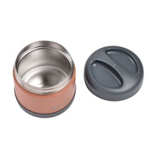 Load image into Gallery viewer, Beaba Stainless Steel Food Container 500ml - Terracotta/Mineral Grey
