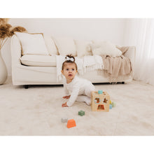 Load image into Gallery viewer, Bubble Wooden Shape Sorting Cube
