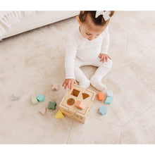 Load image into Gallery viewer, Bubble Wooden Shape Sorting Cube