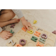 Load image into Gallery viewer, Bubble Wooden Alphabet Puzzle