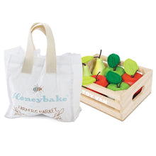 Load image into Gallery viewer, Le Toy Van Wooden Market Stall & Fruit Play Food Crate