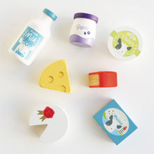 Load image into Gallery viewer, Le Toy Van Wooden Market Crate - Cheese & Dairy