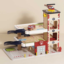 Load image into Gallery viewer, Le Toy Van Fire & Rescue Wooden Garage