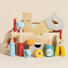 Load image into Gallery viewer, Le Toy Van Wooden Tool Box & Tools
