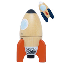 Load image into Gallery viewer, Le Toy Van Magnetic Space Rocket Duo