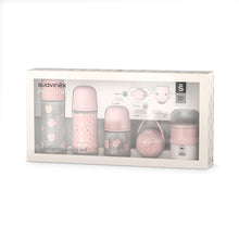 Load image into Gallery viewer, Suavinex Bonhomia Owl Welcome Baby Gift Set 7 pieces - Pink