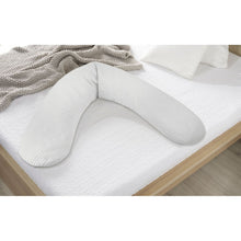 Load image into Gallery viewer, Theraline The Original Maternity & Nursing Pillow Cover - Light Grey Muslin