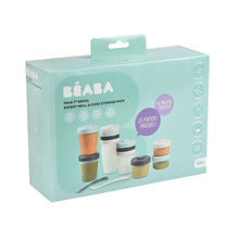 Load image into Gallery viewer, Beaba Clip Portions Meal & Food Storage Expert Pack - Storm