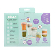 Load image into Gallery viewer, Beaba Clip Portions Meal & Food Storage Expert Pack - Eucalyptus