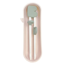 Load image into Gallery viewer, Beaba 3 in 1 Learning Chopsticks - Green Blue