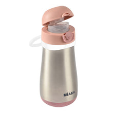 Load image into Gallery viewer, Beaba Stainless Steel Spout Bottle 350ml - Pink