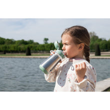Load image into Gallery viewer, Beaba Stainless Steel Spout Bottle 350ml - Sage Green