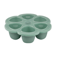 Load image into Gallery viewer, Beaba Multiportions Silicone Freezer Tray 6 x 90ml - Sage Green