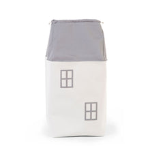 Load image into Gallery viewer, Childhome Toy Box House - Polyester - Grey Off White