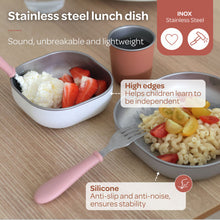 Load image into Gallery viewer, Beaba Stainless Steel Meal Set -  Terracotta
