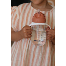 Load image into Gallery viewer, Beaba Straw Cup 300ml - Terracotta
