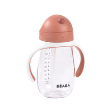 Load image into Gallery viewer, Beaba Straw Cup 300ml - Terracotta
