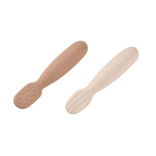 Load image into Gallery viewer, Beaba Silicone Pre-Spoons 2 Pack - Pralin/Clay
