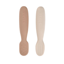 Load image into Gallery viewer, Beaba Silicone Pre-Spoons 2 Pack - Pralin/Clay
