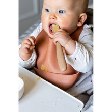 Load image into Gallery viewer, Beaba 1st Stage Silicone Spoons &amp; Case 2 Pack - Praline/Clay

