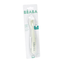 Load image into Gallery viewer, Beaba 1st Stage Silicone Spoon - Misty Green
