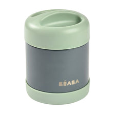 Load image into Gallery viewer, Beaba Stainless Steel Food Container 300ml - Mineral Grey/Sage Green
