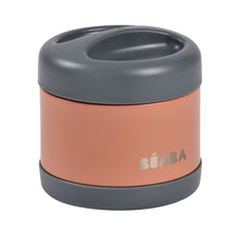Load image into Gallery viewer, Beaba Stainless Steel Food Container 500ml - Terracotta/Mineral Grey
