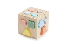 Load image into Gallery viewer, Bubble Wooden Shape Sorting Cube
