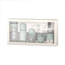 Load image into Gallery viewer, Suavinex Welcome Baby Gift Set 7 pieces - Bonhomia Owl Green
