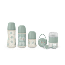 Load image into Gallery viewer, Suavinex Welcome Baby Gift Set 7 pieces - Bonhomia Owl Green
