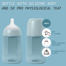 Load image into Gallery viewer, Suavinex Colour Essence All Silicone Bottle 240ml - Nude

