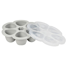 Load image into Gallery viewer, Beaba Multiportions Silicone Freezer Tray 6 x 150ml - Grey
