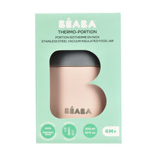 Load image into Gallery viewer, Beaba Stainless Steel Food Container 300ml - Dark Mist/Light Pink
