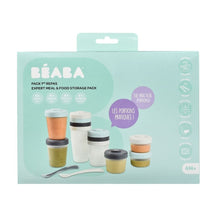 Load image into Gallery viewer, Beaba Clip Portions Meal &amp; Food Storage Expert Pack - Storm
