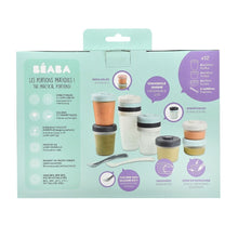 Load image into Gallery viewer, Beaba Clip Portions Meal &amp; Food Storage Expert Pack - Storm
