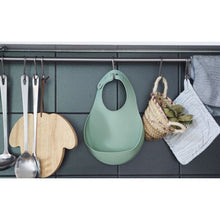 Load image into Gallery viewer, Beaba Silicone Bib - Sage Green
