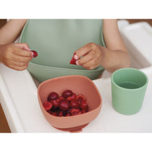 Load image into Gallery viewer, Beaba Silicone Bib - Sage Green
