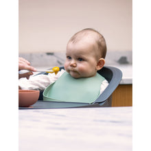 Load image into Gallery viewer, Beaba Silicone Bib - Sage Green
