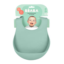 Load image into Gallery viewer, Beaba Silicone Bib - Sage Green
