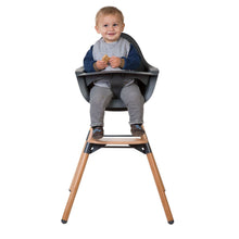 Load image into Gallery viewer, Childhome Evolu One.80° High Chair - Natural Anthracite
