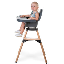 Load image into Gallery viewer, Childhome Evolu One.80° High Chair - Natural Anthracite
