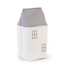 Load image into Gallery viewer, Childhome Toy Box House - Polyester - Grey Off White
